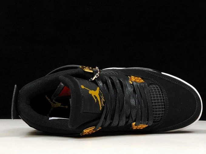 Rep Metallic Jordan Gold-White Black Air 308497-032 4 Royalty 0822